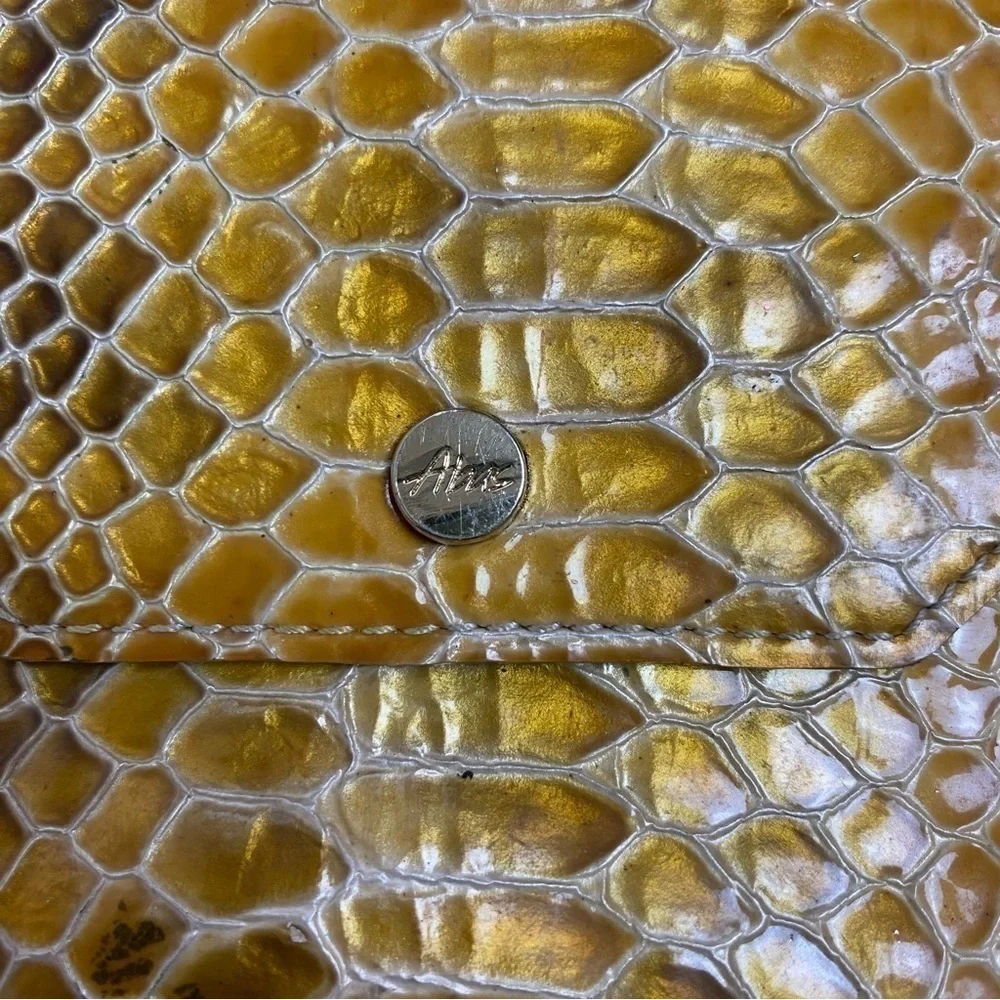 Abas Snakeskin Envelope Clutch/Wallet